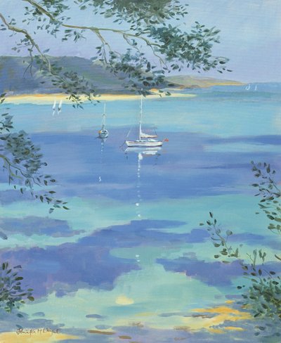 Vertäute Yacht - Perfekter Tag, 2000 von Jennifer Wright